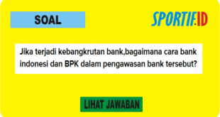 Jika terjadi kebangkrutan bank bagaimana cara bank indonesia dan bpk dalam pengawasan bank tersebut