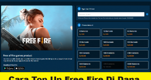 Cara Top Up Free Fire Di Dana dengan Aplikasi dan Website