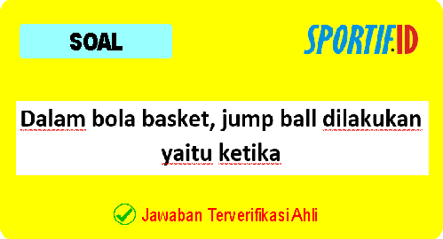 Dalam bola basket, jump ball dilakukan yaitu ketika permulaan permainan/pertandingan bola basket tip-off, melanjutkan permainan saat overtime, dan jika terjadi held ball.